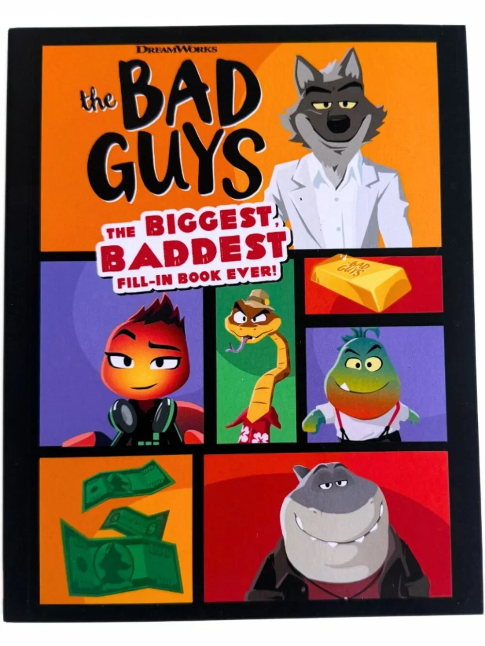THE BAD GUYS MOVIE: The Biggest, Baddest Fill-in Book Ever! Paperback NEW